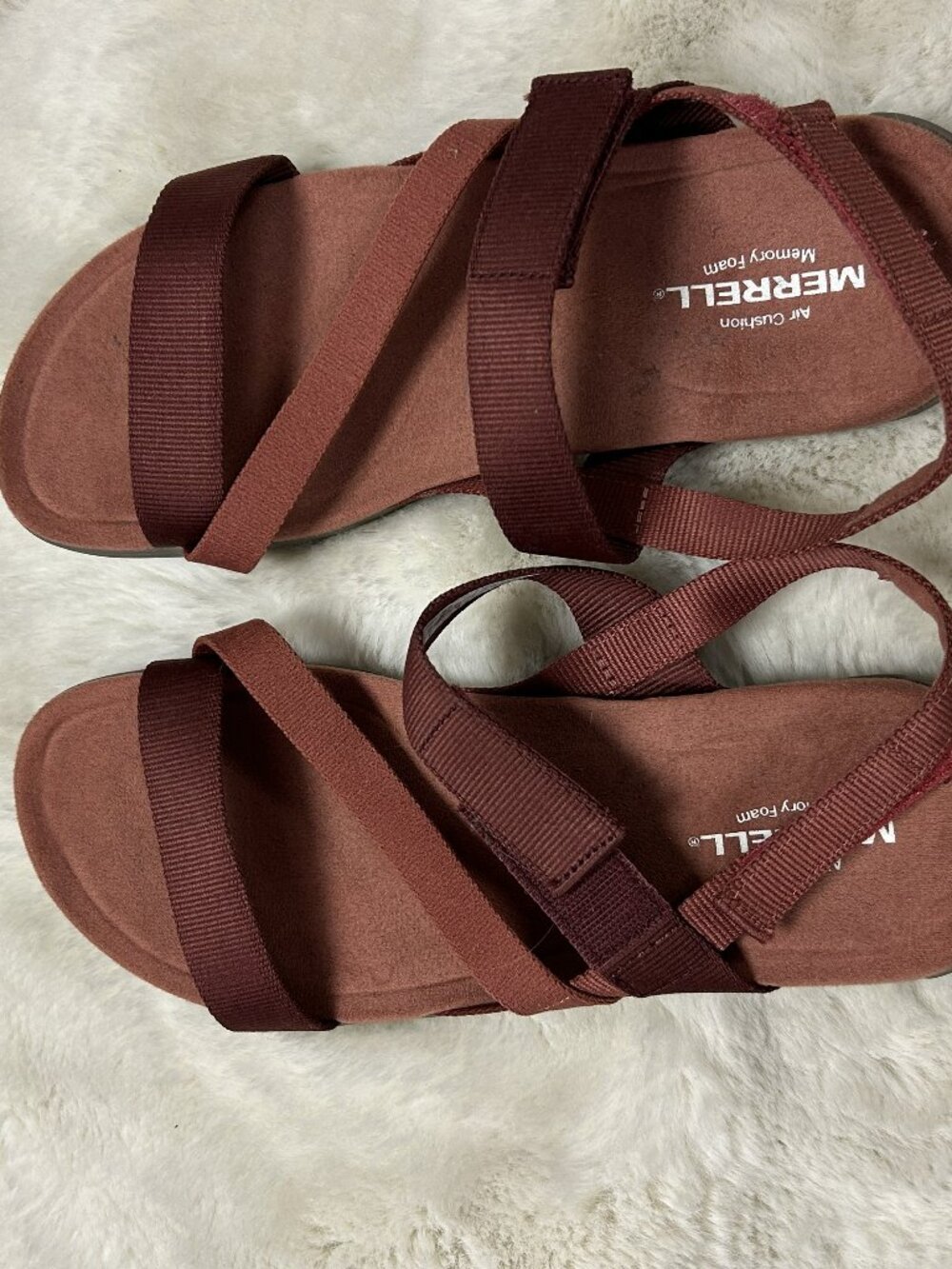 Merrell District 3 Brick Red Strappy Performance Hiking Sandals Women's, Size 9 - Picture 1 of 5